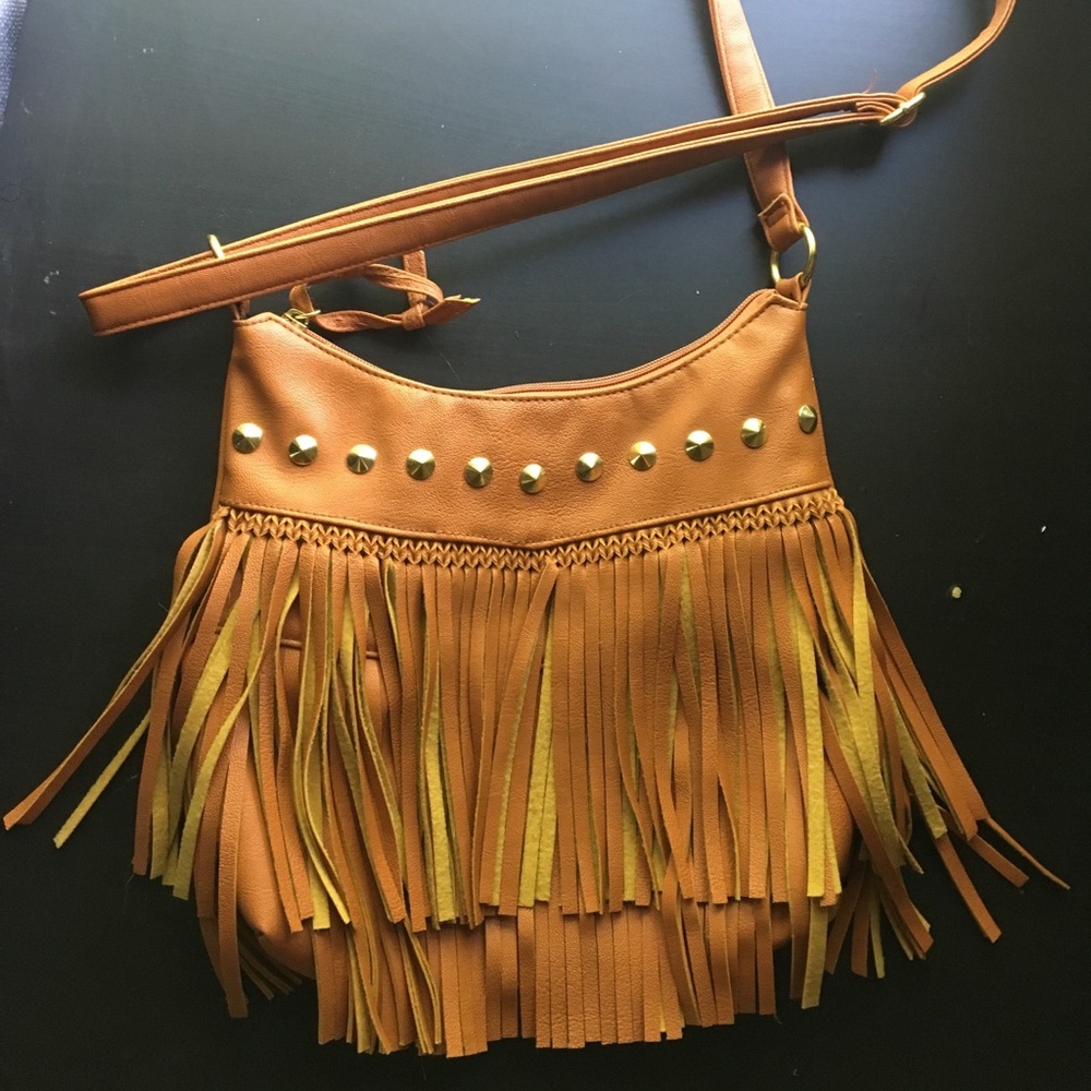 Kohls Studded Purse with Tassels